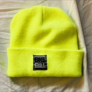Neon Yellow Tuque 🎿